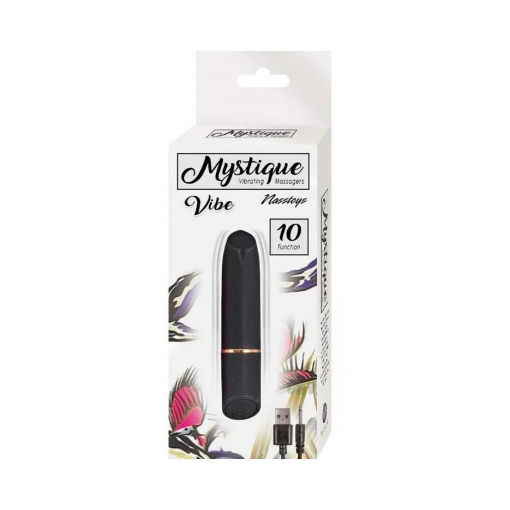 Mystique Vibrating Massager Black