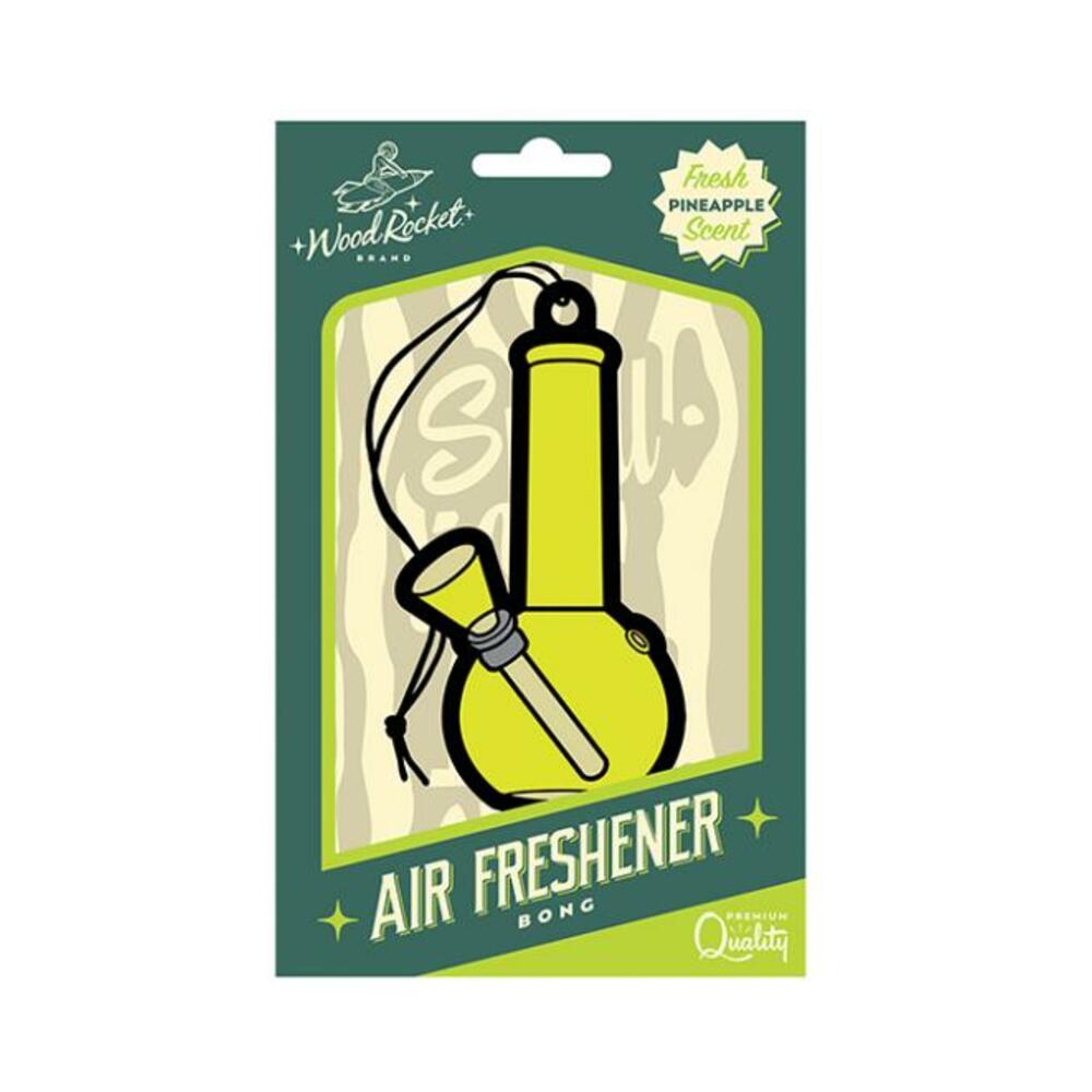 '=wood Rocket Bong Air Freshener - Pineapple