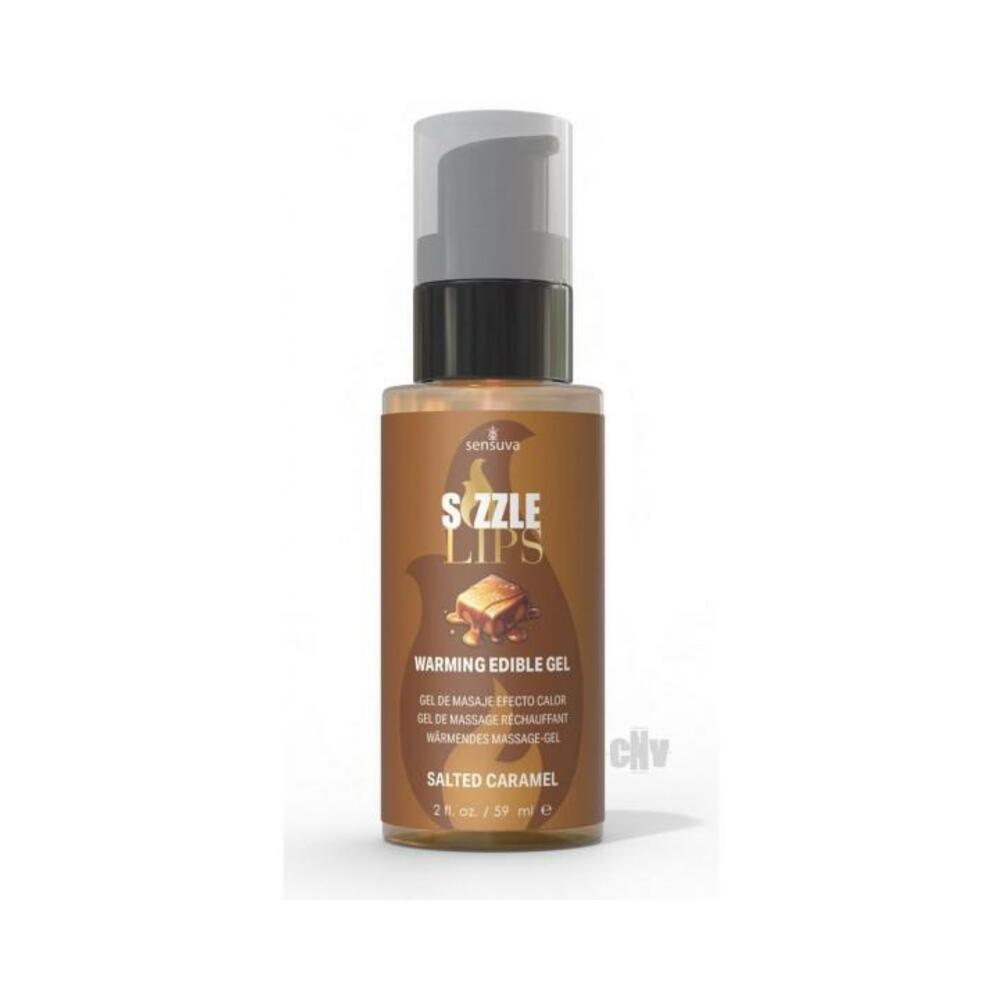 Sizzle Lips Warming Gel Salted Caramel 2 Oz