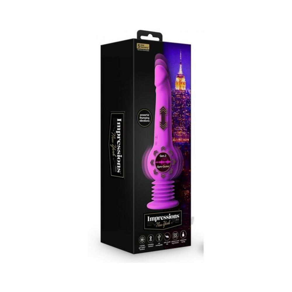 Impressions New York Gyroquake Dildo Purple