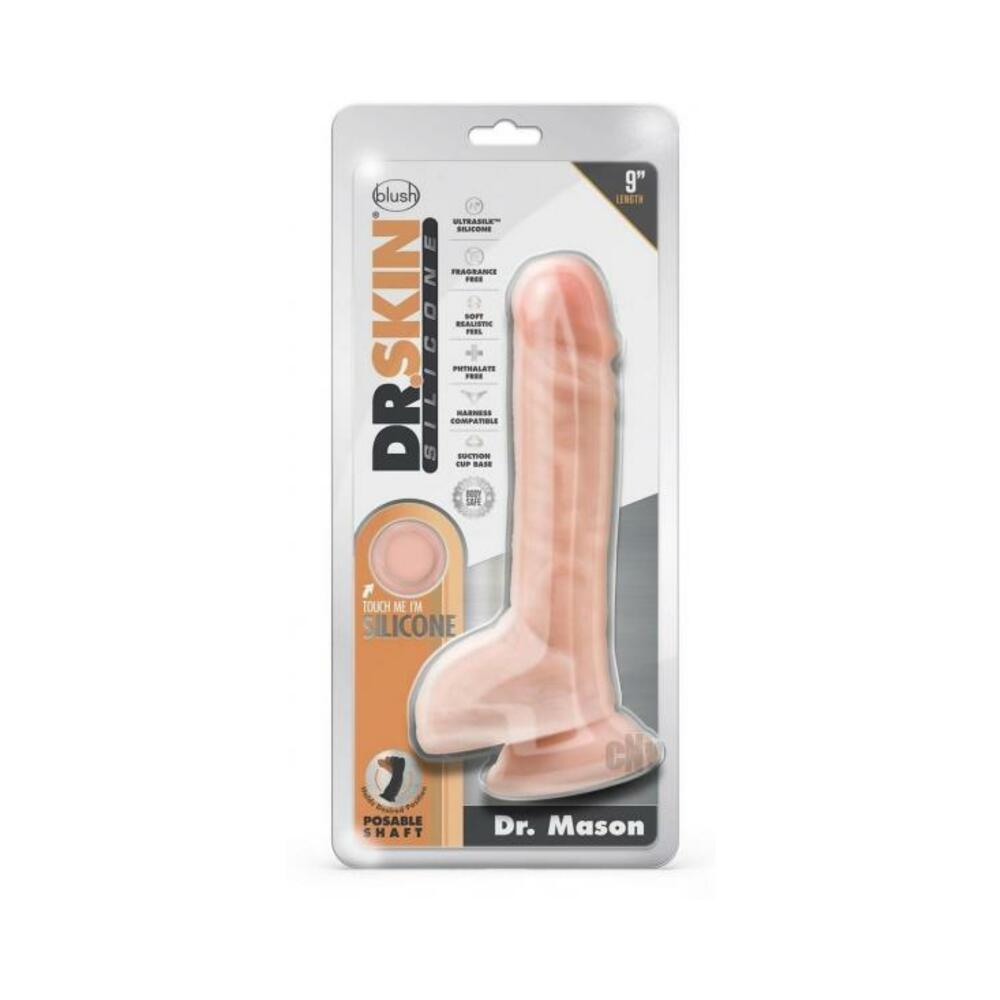 Dr Skin Silic Dr Mason 9 Dildo Vanilla