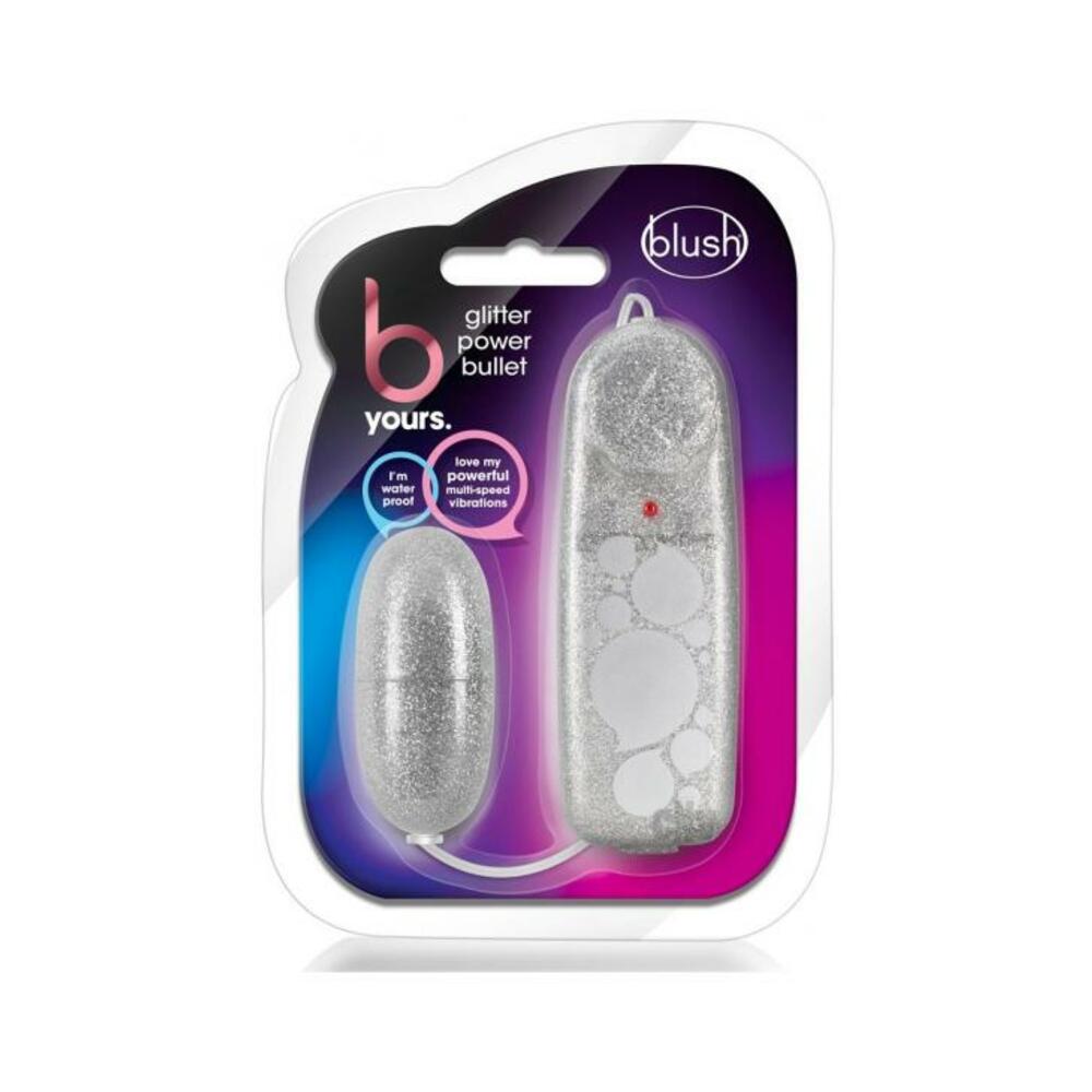 B Yours - Glitter Power Bullet - Silver