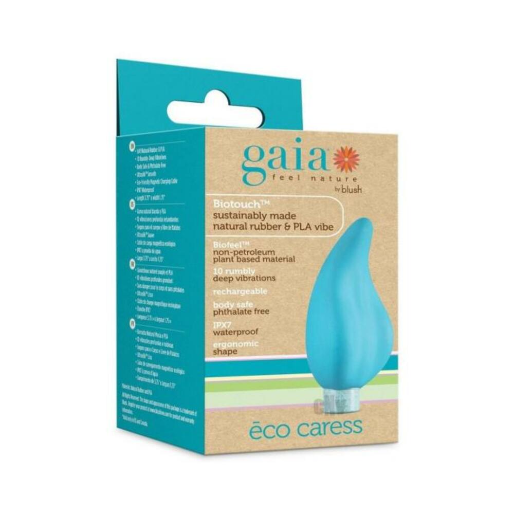 Gaia Eco Caress Bullet And Sleeve Aqua