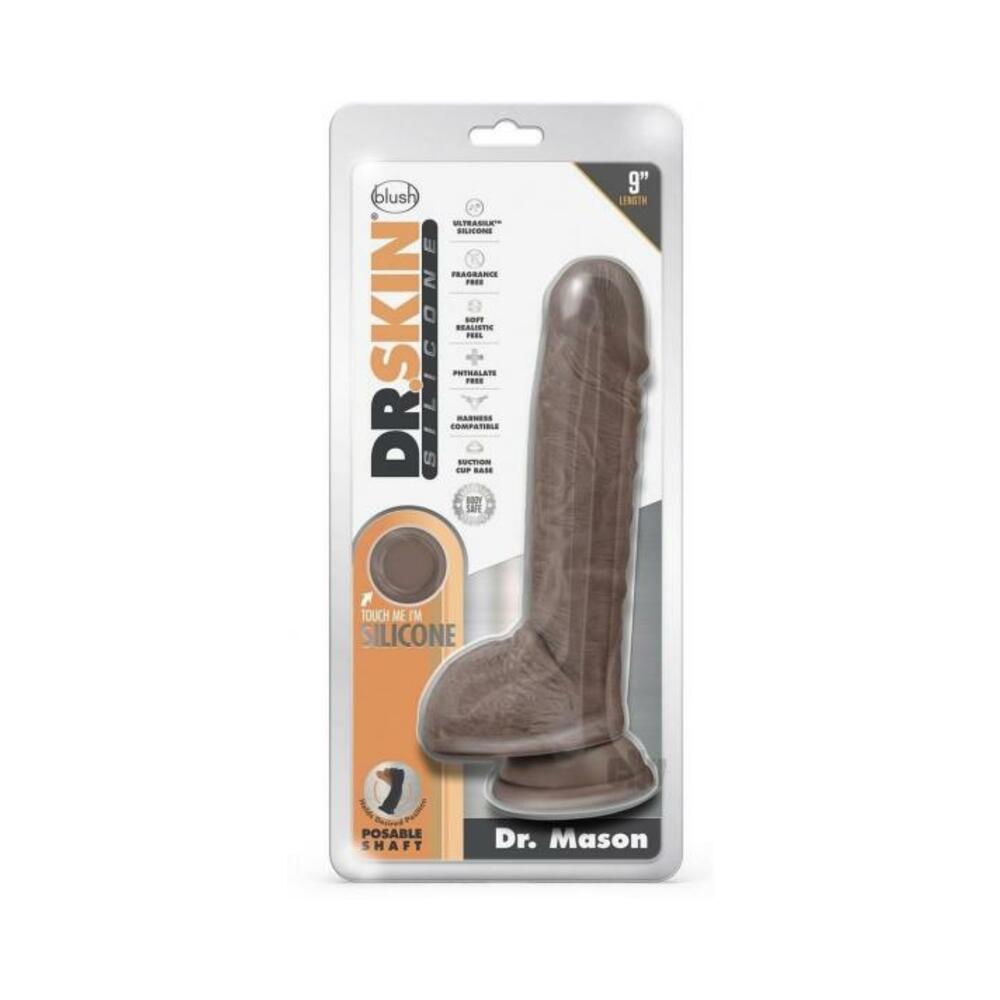 Dr Skin Silic Dr Mason 9 Dildo Chocolat