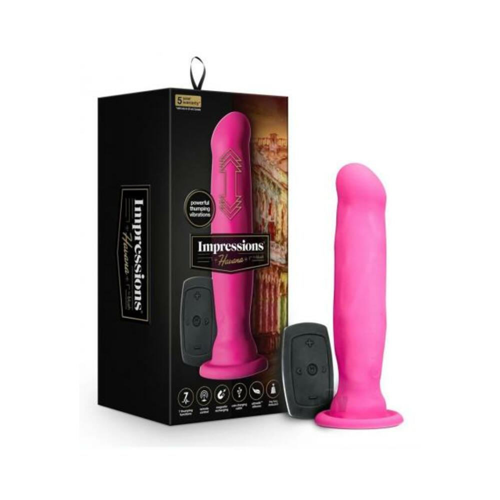 Impressions Havana Thumping Dildo Pink