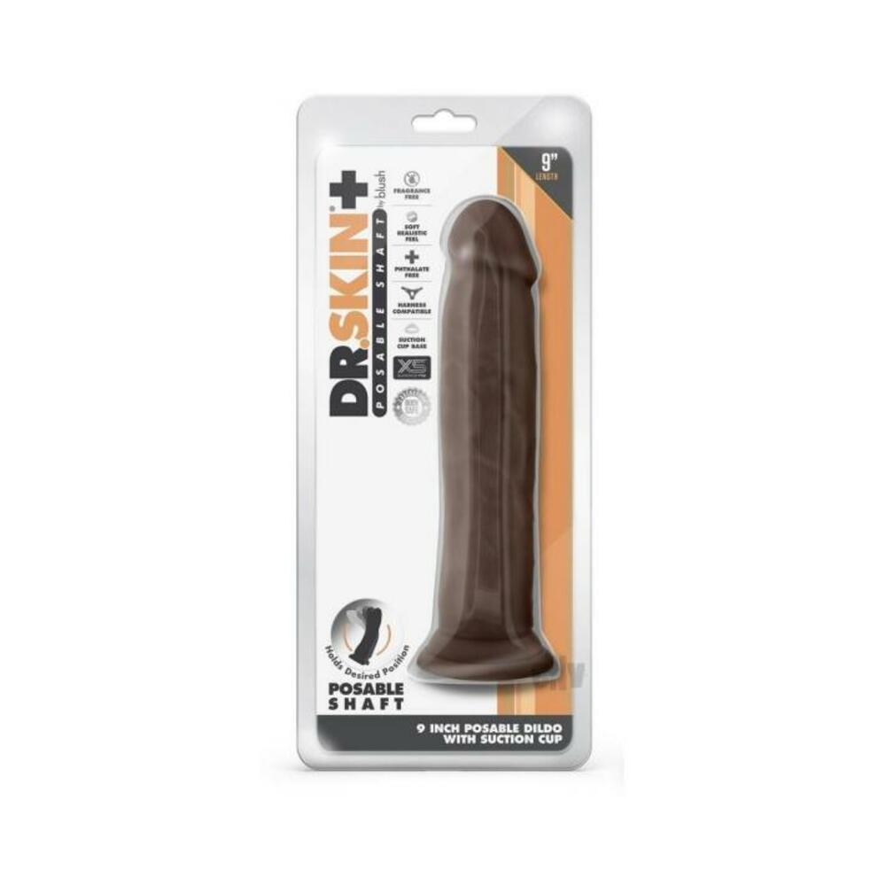 Dr Skin Plus Thick Pose Dildo 9 Chocola