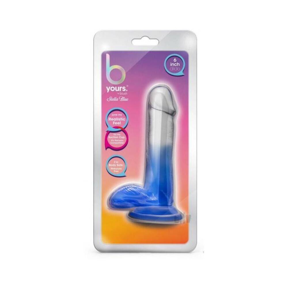 B Yours Stella Blue 6 Dildo Blue