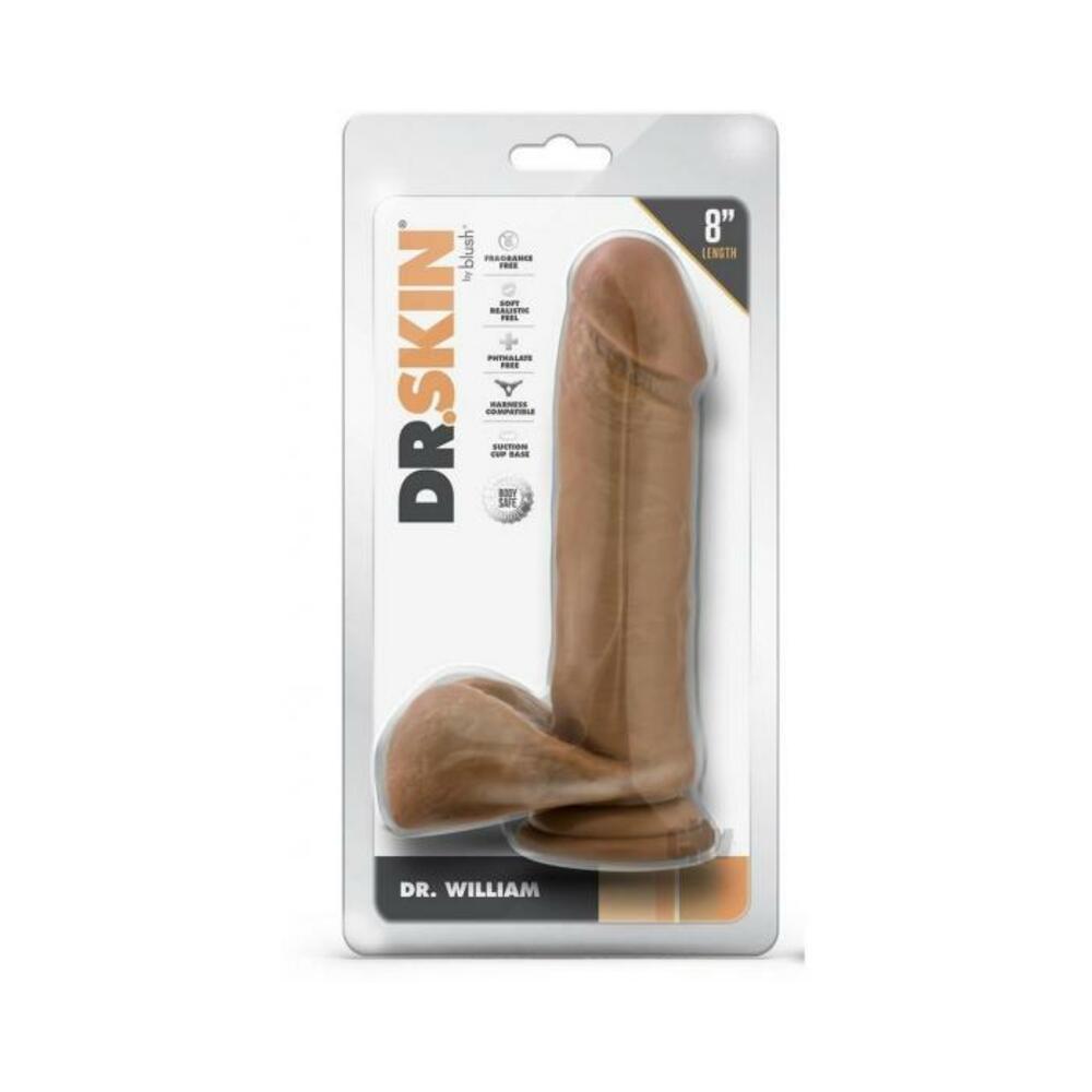 Dr Skin Dr William 8 Dildo Balls Tan