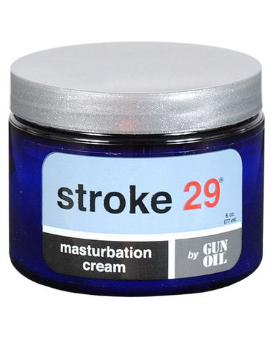 Gun Oil Stroke 29 Masturbation Cream 6 ounces Jar