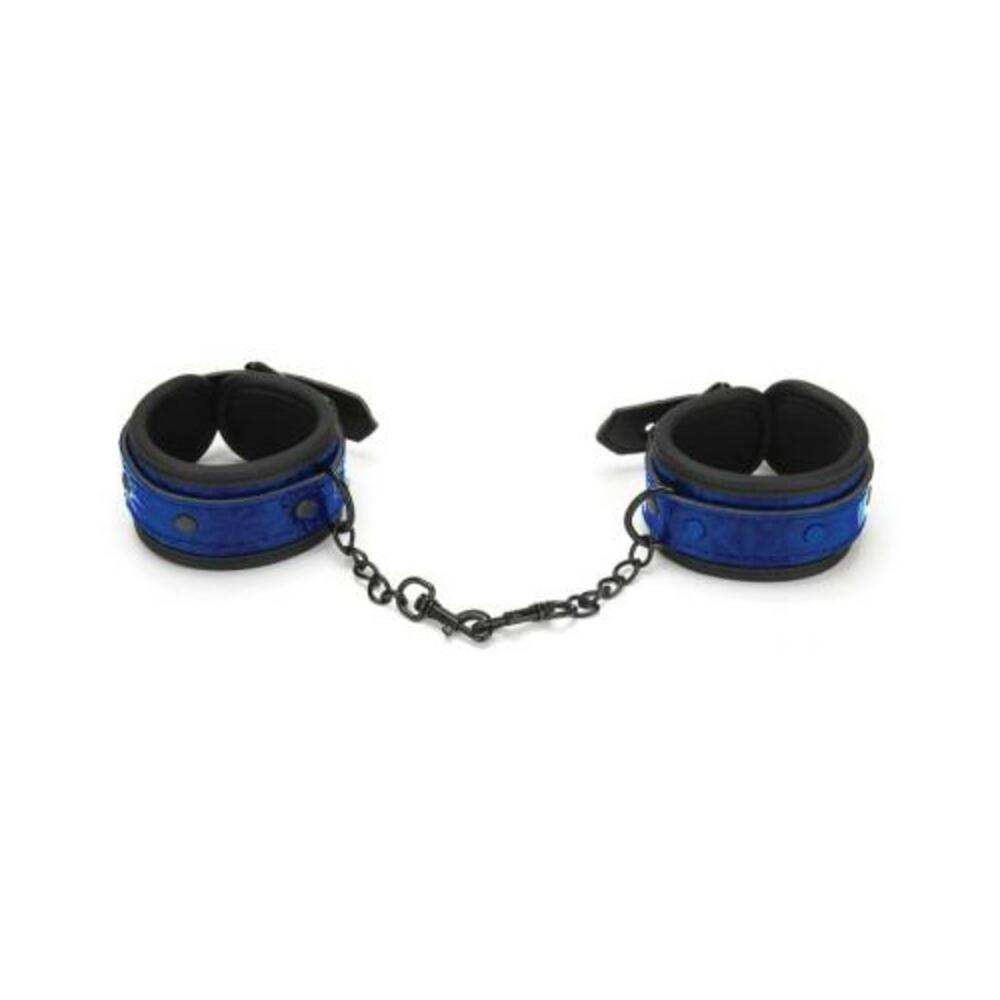 Whip Smart Diamond Hand Cuff Blue