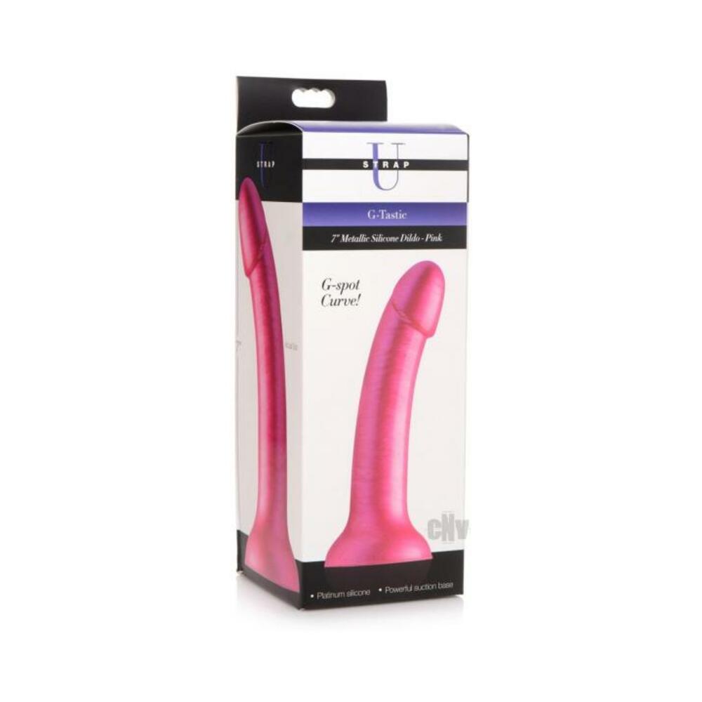 Strap U G-tastic Silicone Dildo 7 Pink