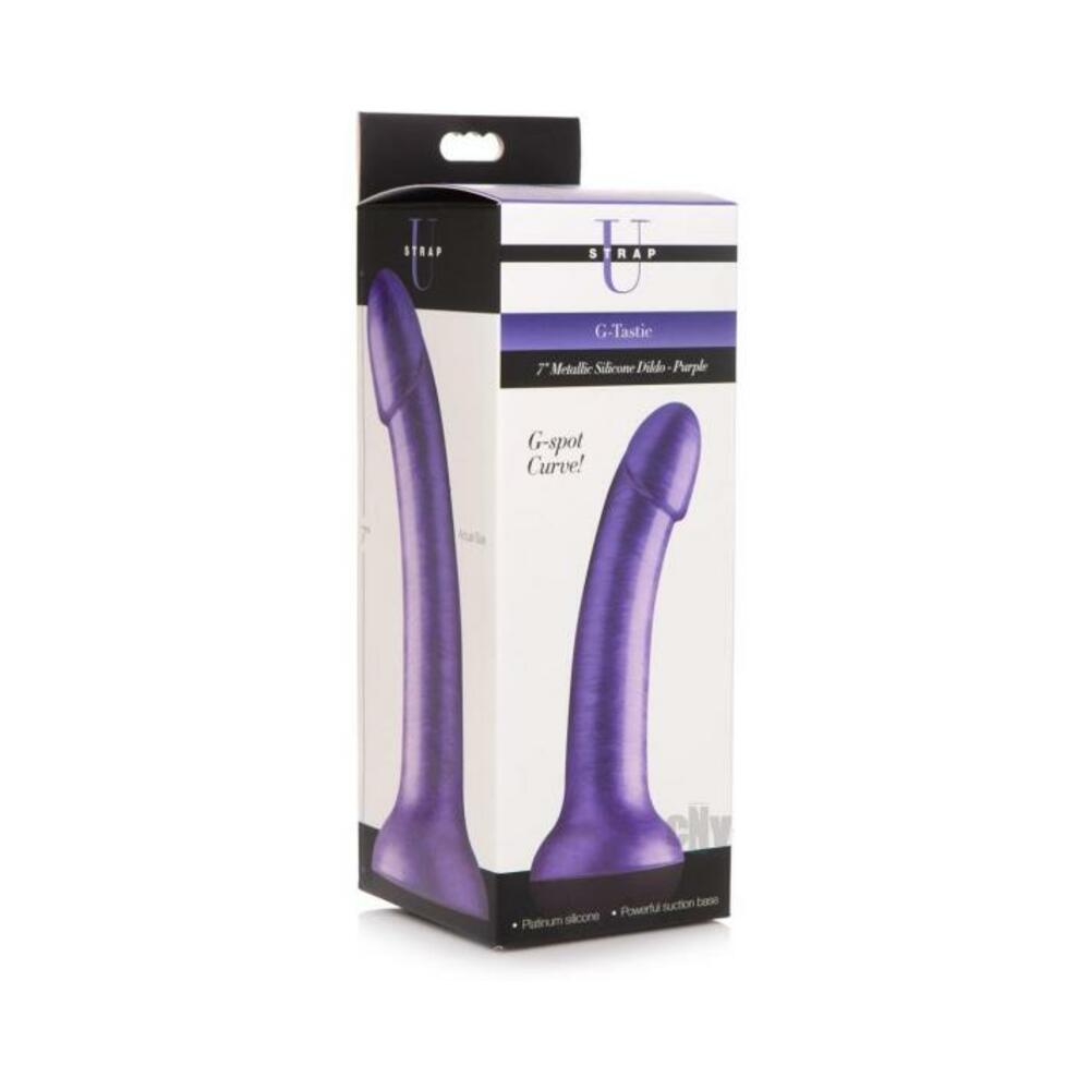 Strap U G-tastic Silicone Dildo 7 Purp