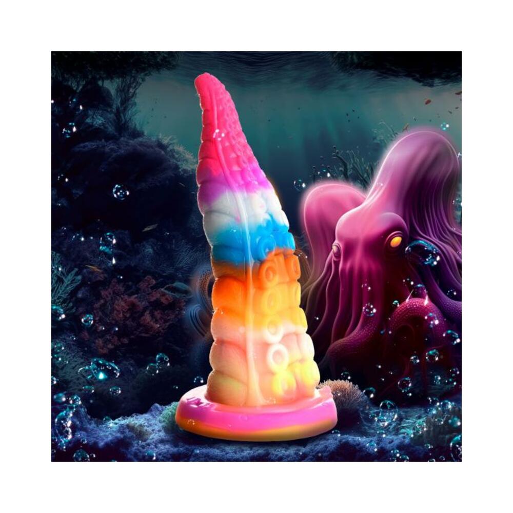 Luminoctopus Glow-in-the-dark Tentacle Silicone Dildo