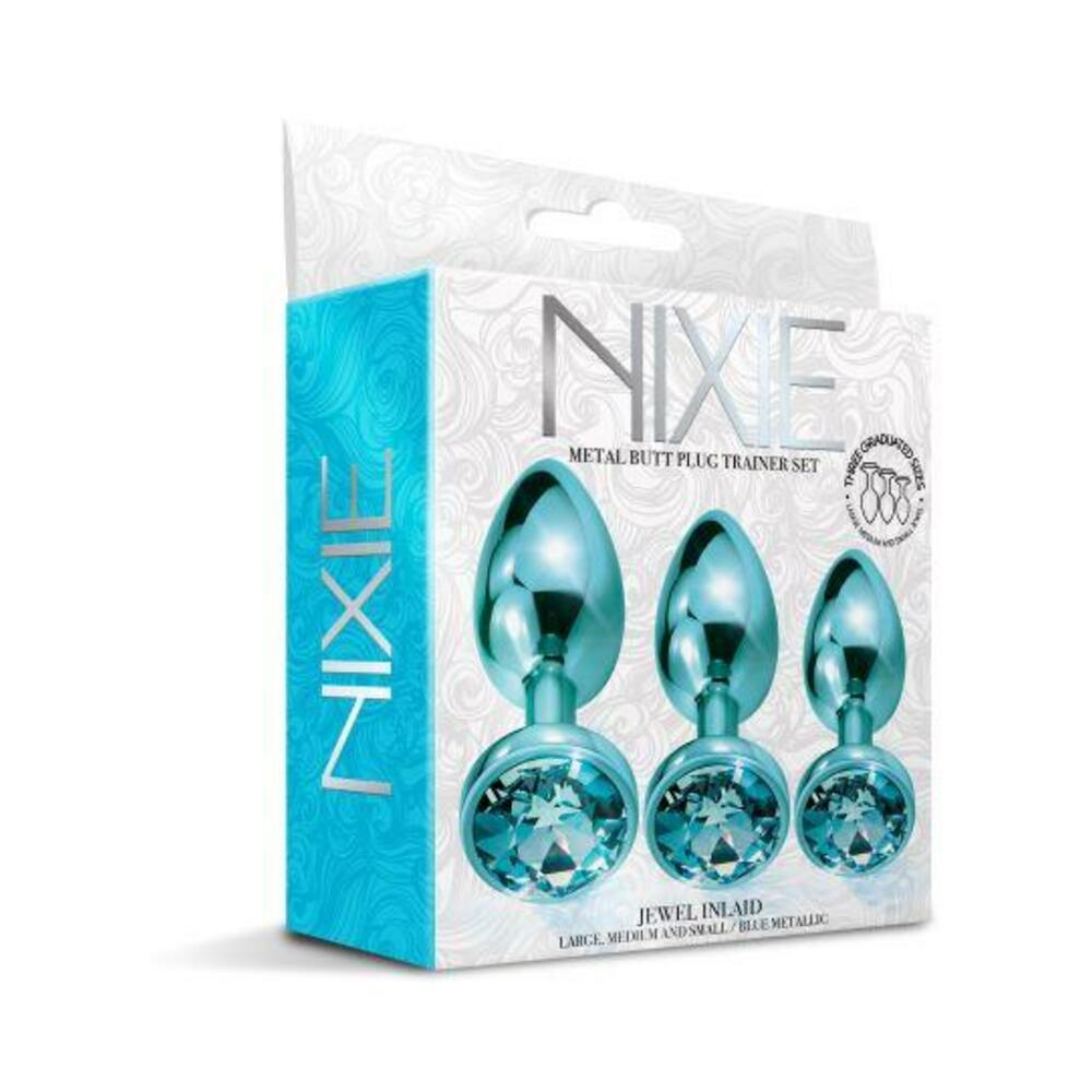 Nixie Metal Plug Trainer Set Blue Metallic