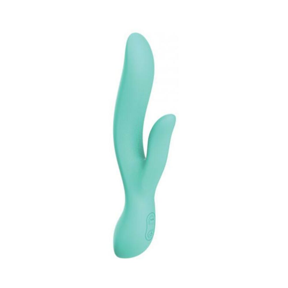 Wild Pop Vibe Molly Rabbit Dual Vibrator - Aqua