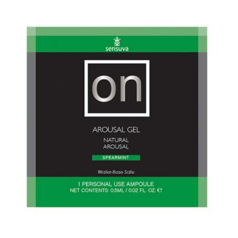 On For Her Arousal Gel Single Use Packet - 6 Ml Spearmint