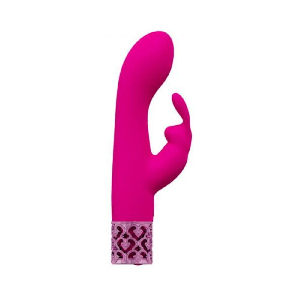 Royal Gems Royal Rabbit Silicone Rechargeable Vibrator Pink