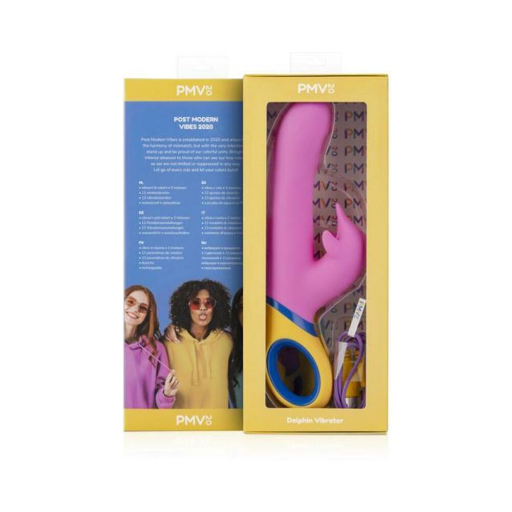 PMV20 Copy Dolphin Vibrator Silicone Pink