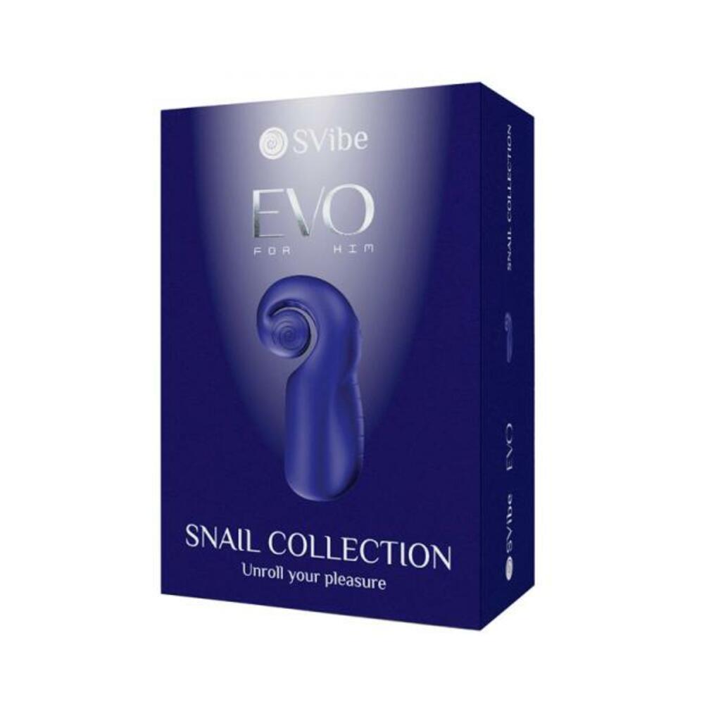 Snail Vibe Evo Rechargeable Masturbator Navy