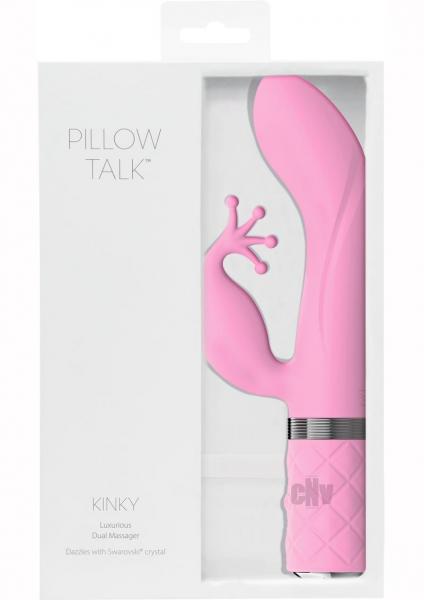 Pillow Talk Kinky Clitoral W/ Swarovski Crystal Pink