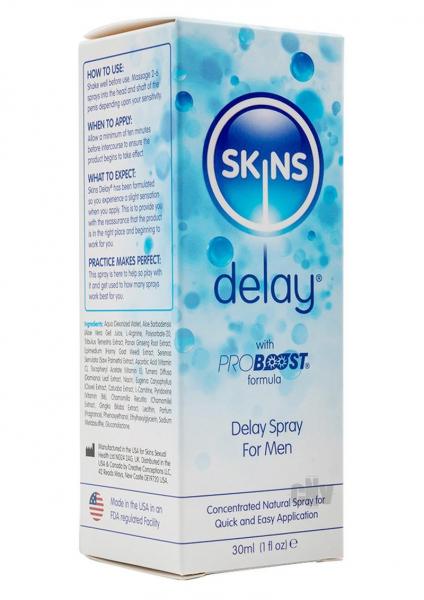 Skins Natural Delay Spray - 30 Ml