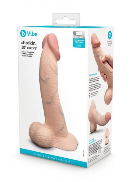 B-vibe Slipskin Dildo Curve 10 Crm