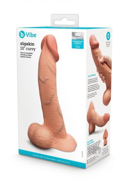 B-vibe Slipskin Dildo Curve 10 Moc