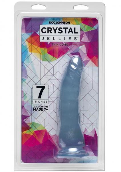 Crystal Jellies Thin Dong 7 Inches Clear