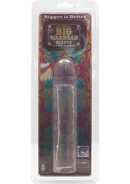 Big Warhead Sleeve 8 Inch Clear