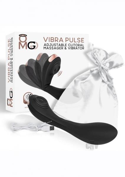 Omg Vibrapulse Clitoral Vibe Black