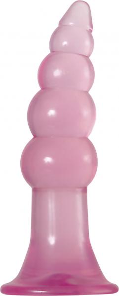 Fun Jelly Butt Plugs Pink Set of 2