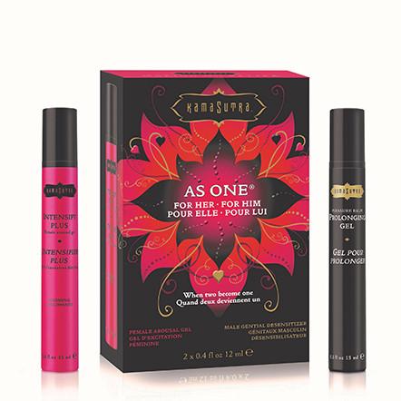 As One For Her For Him 2 Intimate Gels 12ml