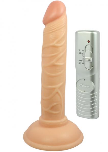 All American Mini Whoppers 5 inches Vibrating Dong Beige