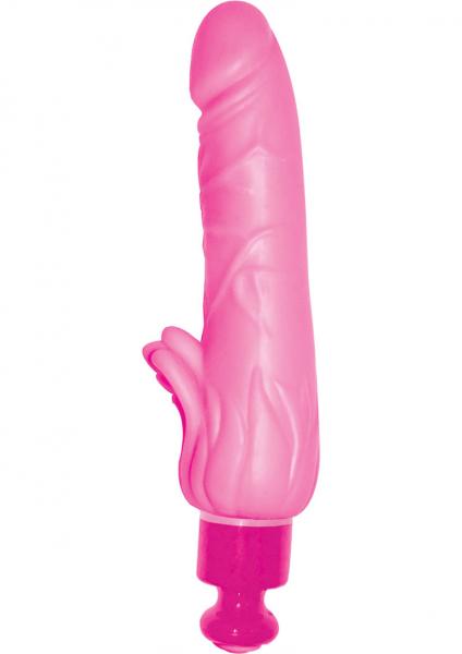 Always Ready Slippery Smooth Pink #2 Vibrator Waterproof Pink 6 Inch