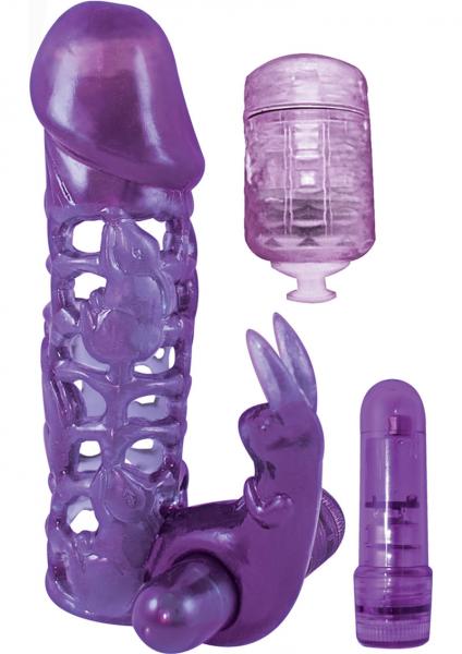 Clit Tickler Penis Extender Vibrating Sleeve