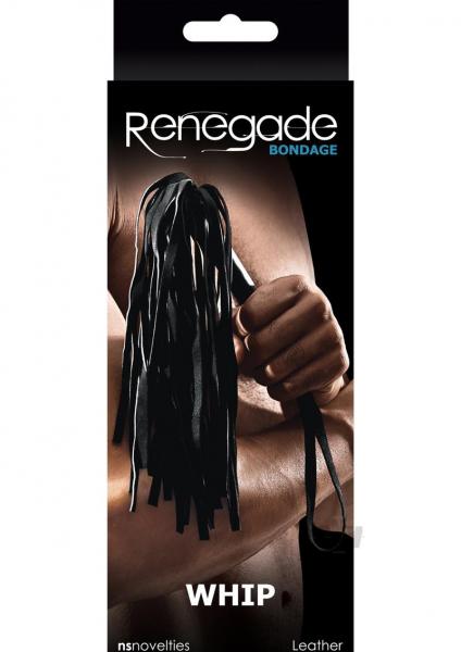 Renegade Bondage Whip Black