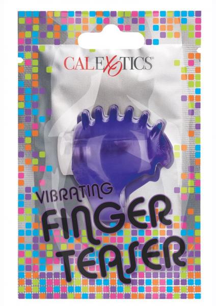 Foil Pack Vibrating Finger Teaser Purple 24pk