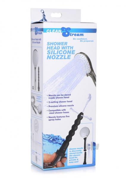 Shower Head With Silicone Enema Nozzle