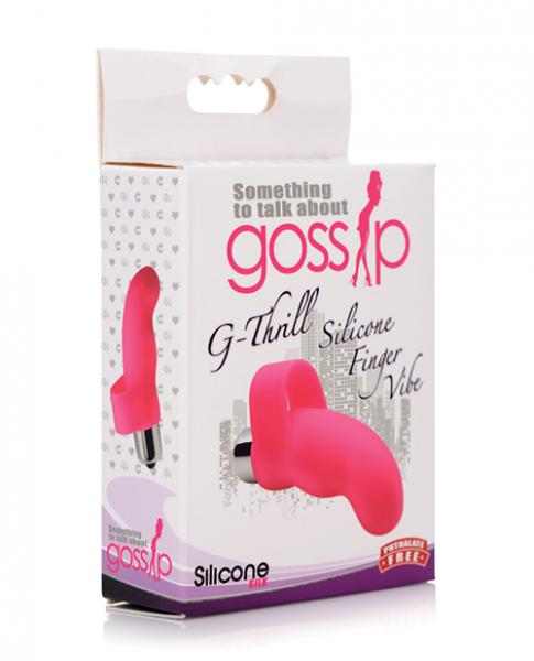 G-thrill Silicone Finger Vibe - Magenta