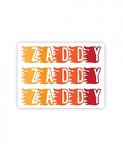 Zaddy Naughty Sticker - Pack Of 3