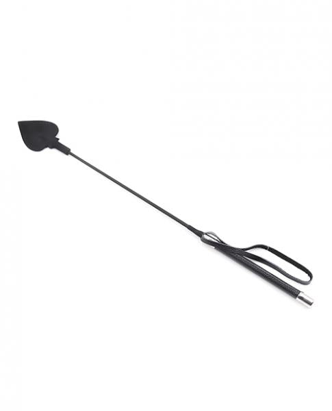 Plesur 22" Spade Silicone Crop - Black