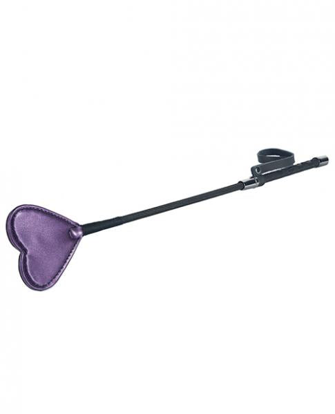 Spartacus Galaxy Legend Faux Leather Riding Crop Heart Purple