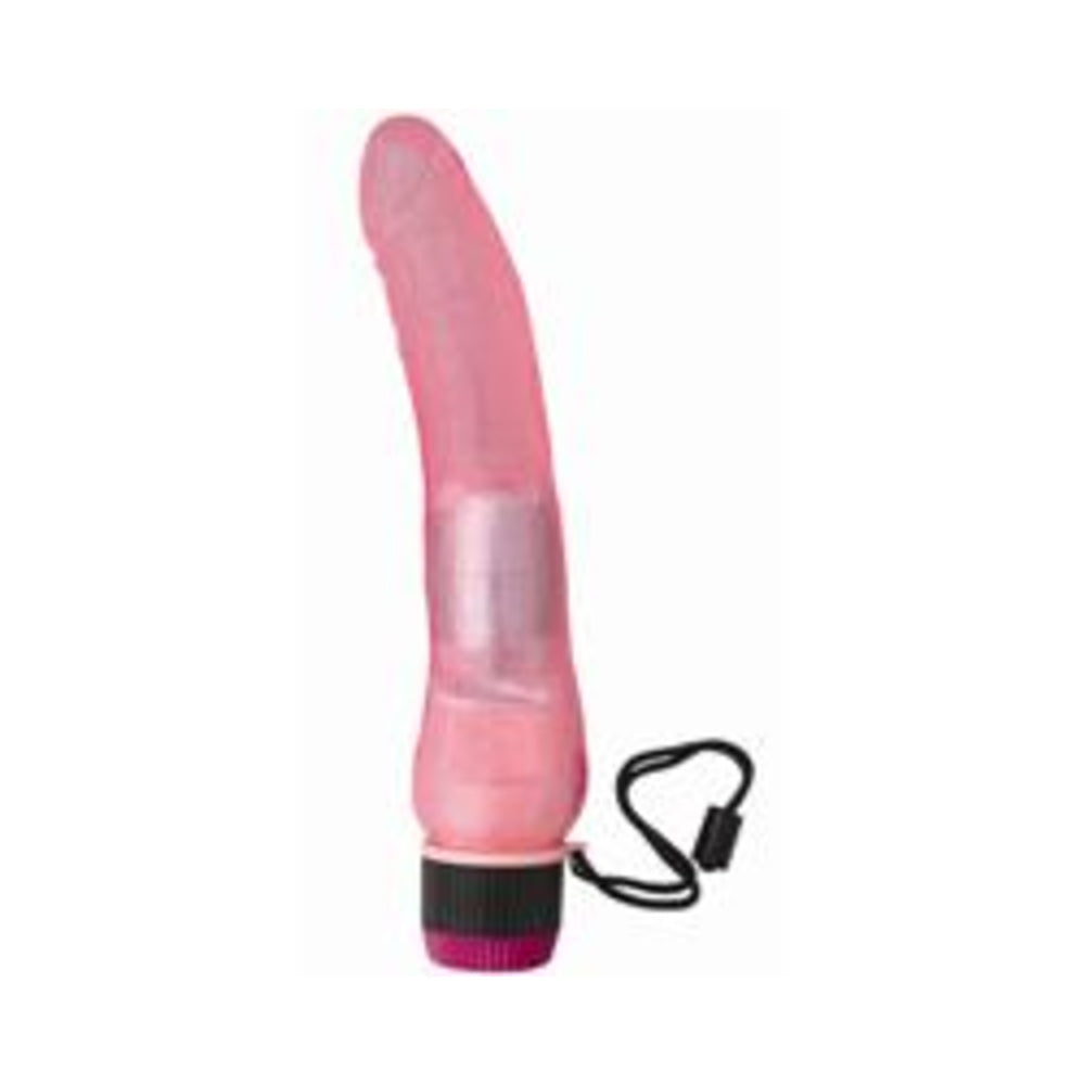 Waterproof Jelly Caribbean #1 Vibrator - Pink