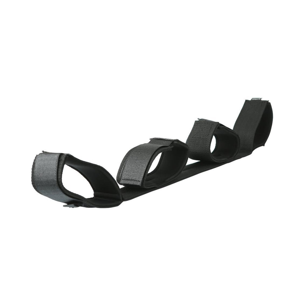 Bondage Bar with Neoprene Velcro Cuffs 24 inches Black