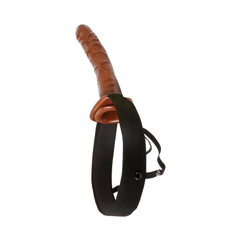 10" Chocolate Dream Hollow Strap-On