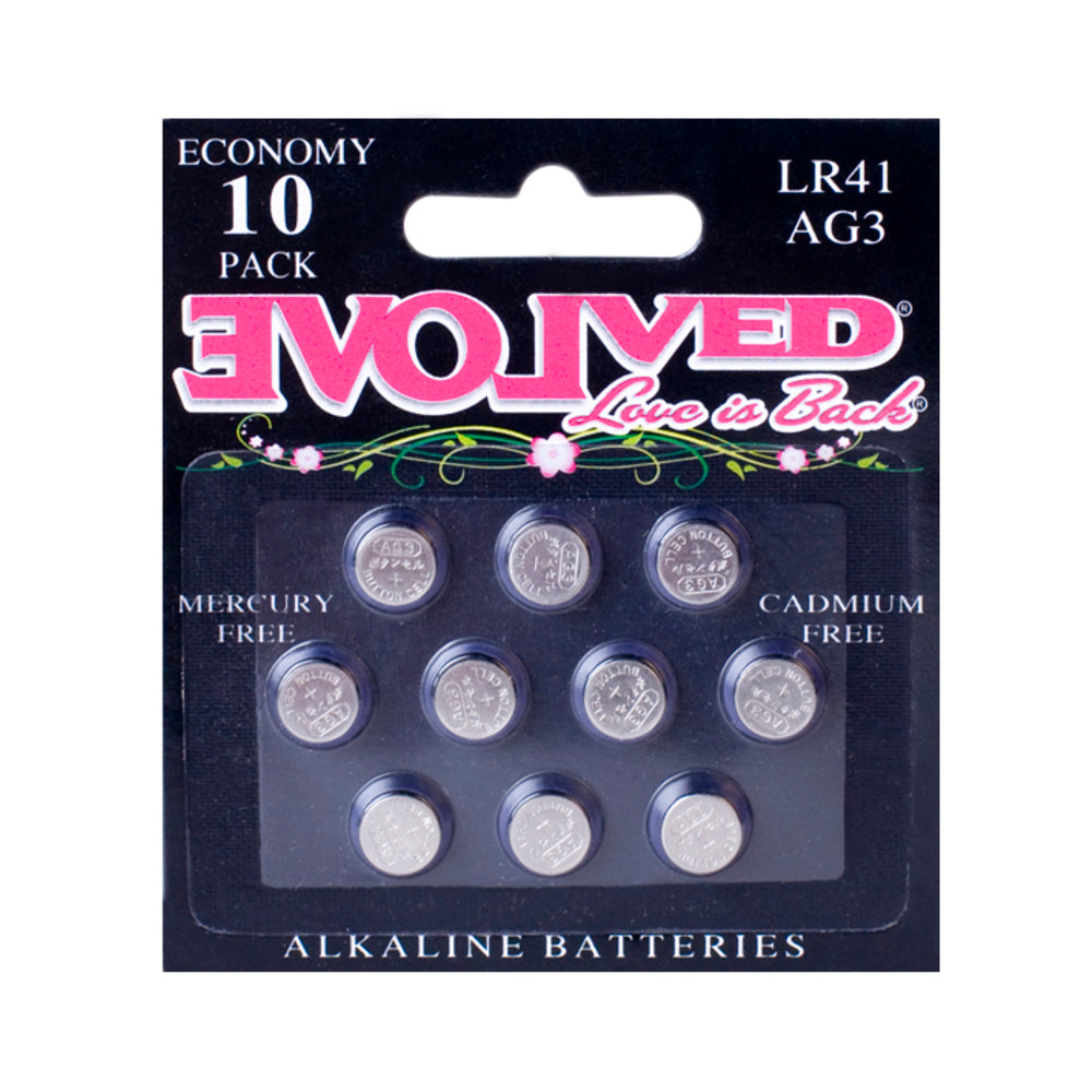 Evolved LR44 Batteries 10 Pack