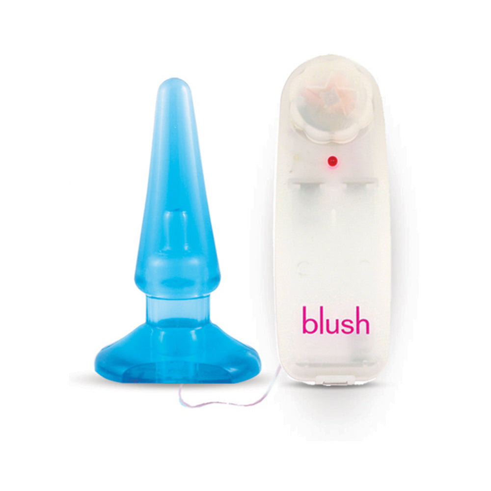 Basic Anal Pleaser Blue Vibrating Plug