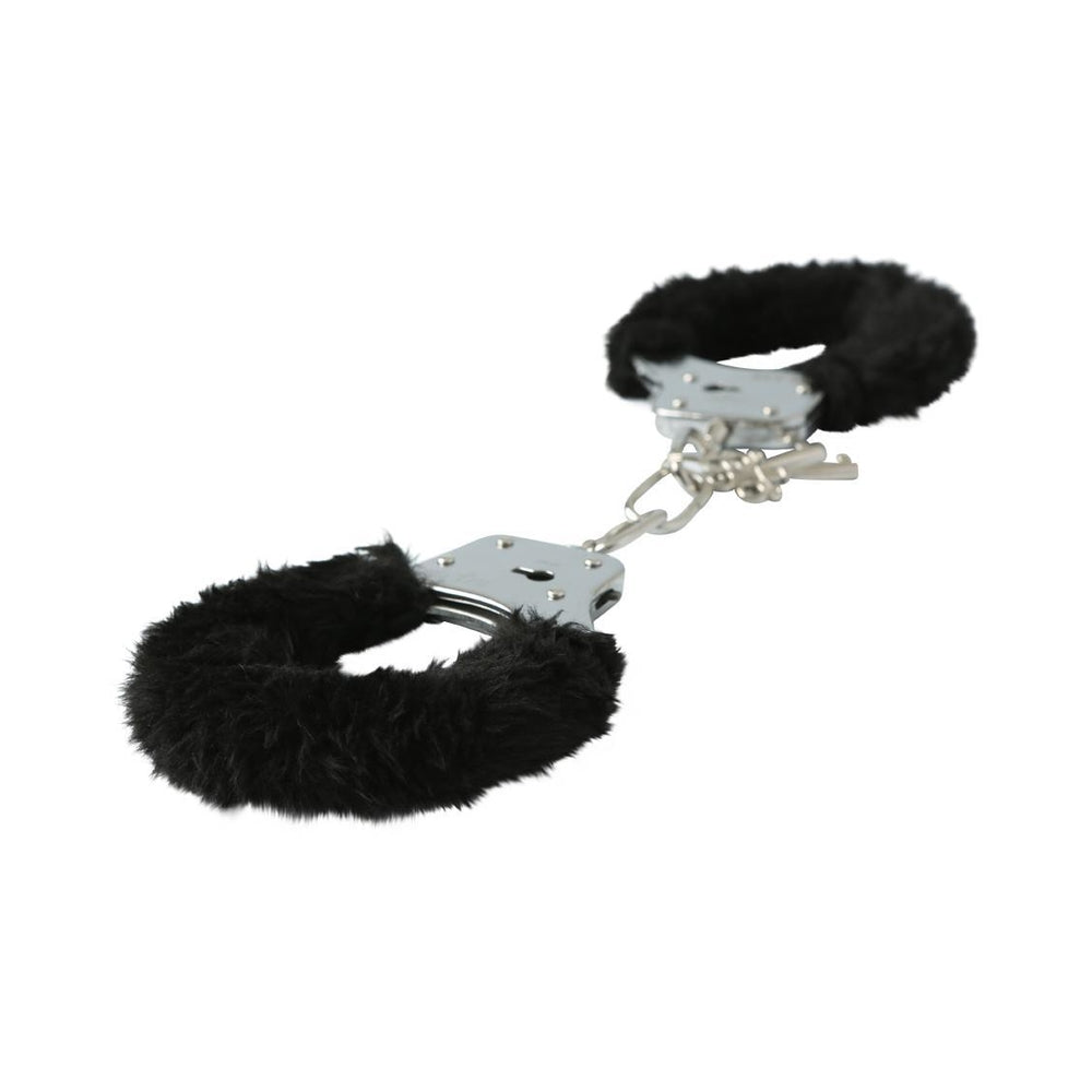 S&M Furry Handcuffs: Black