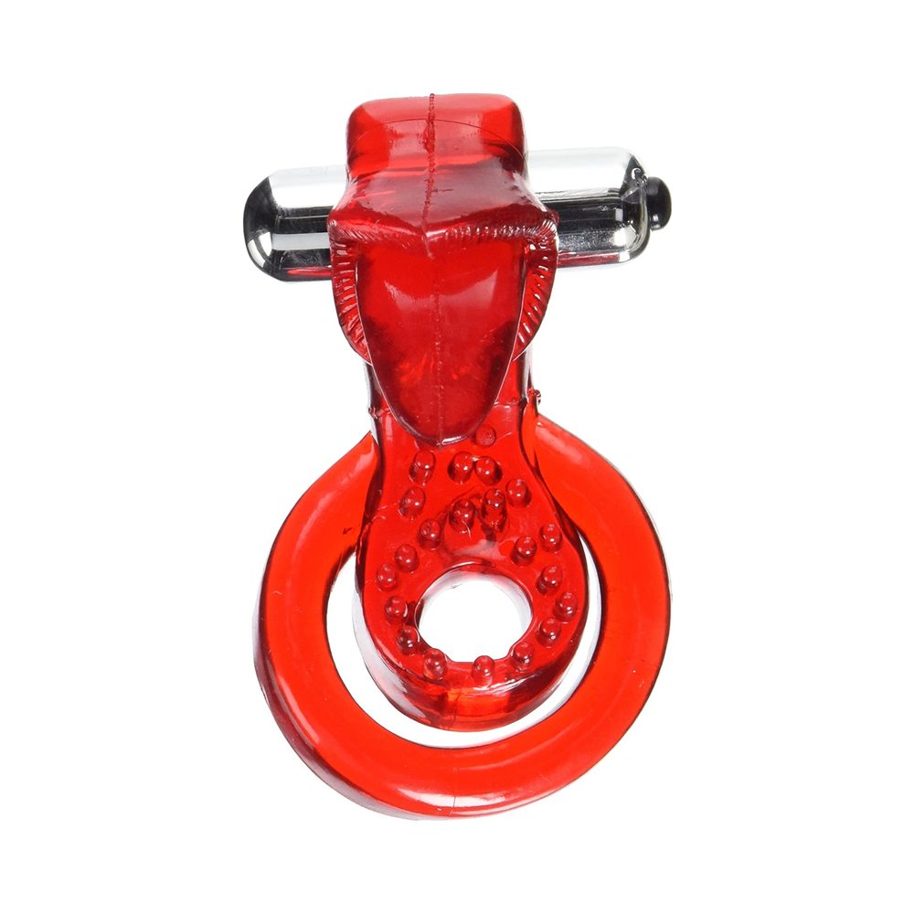 Xtreme Ring Of Xtasy Vibrating Red Tongue