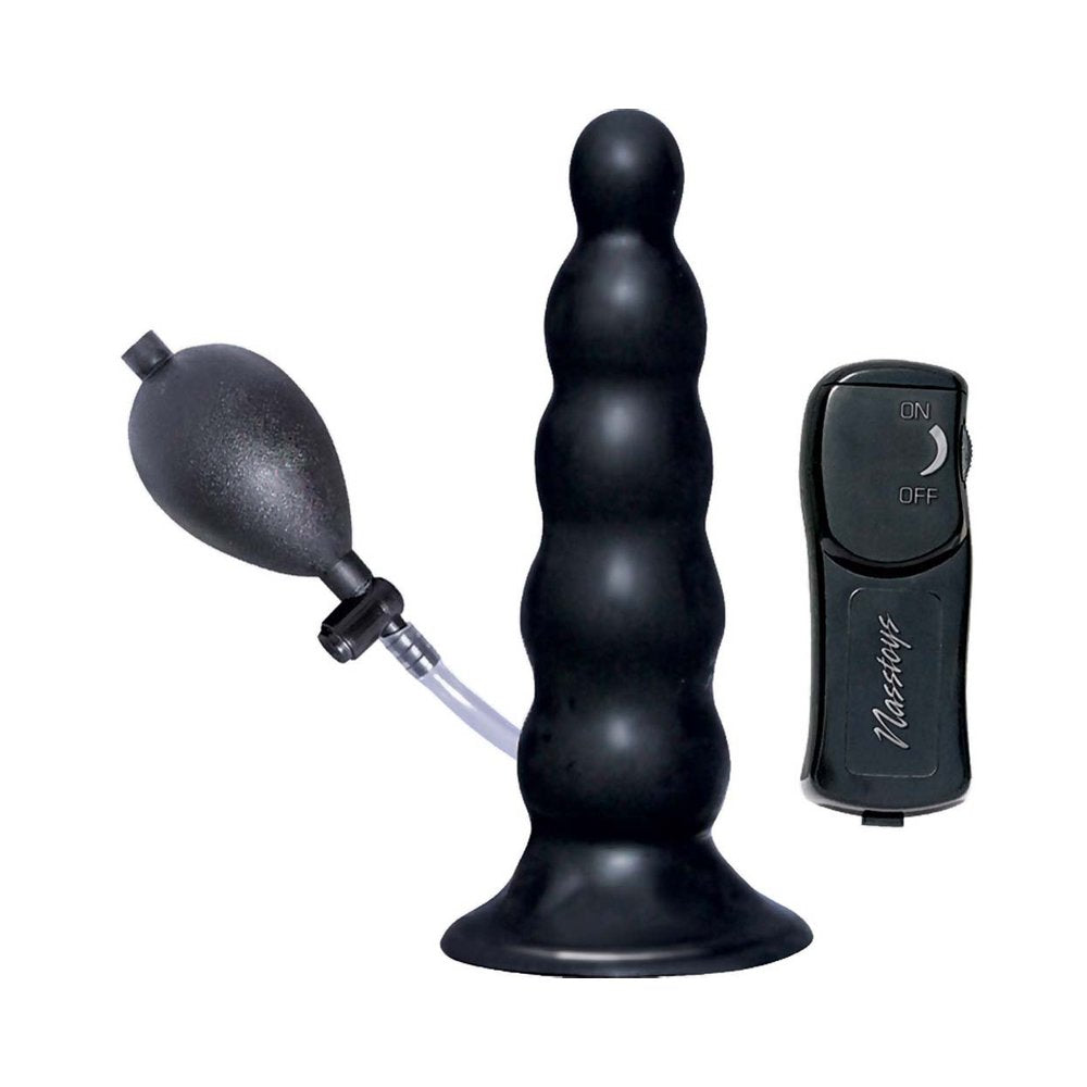 Ram Inflatable Vibrating Anal Expander Black